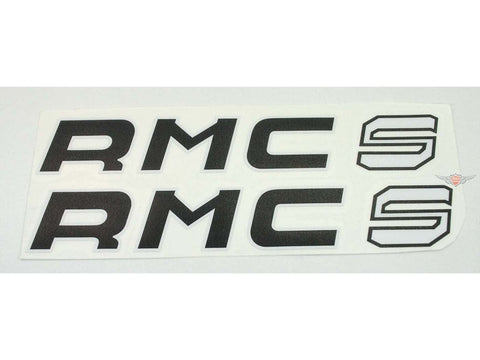 Aukleber set side cover fairing black white large for Kreidler Florett RMC-S DIVERSE / IMPORT MOTOVEIKALS 21
