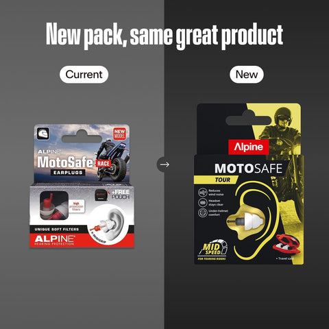 Ausu aizbāžņi Alpine MotoSafe Tour Earplugs ALPINE MOTOVEIKALS 21