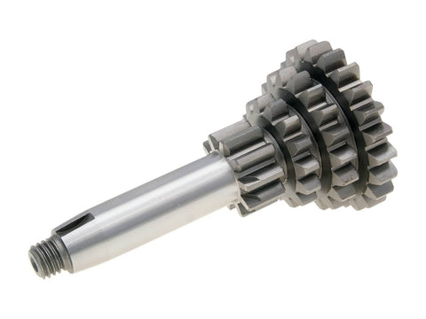 auxiliary shaft / countershaft 4-speed 22-18-14-10 teeth for Vespa 50-90, Primavera, ET3, PK, PK XL CIF MOTOVEIKALS 21
