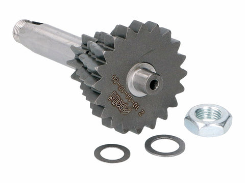 auxiliary shaft / countershaft 4-speed Polini 20-17-14-10 teeth for Vespa 50-90, Primavera, ET3, PK, PK XL POLINI MOTOVEIKALS 21