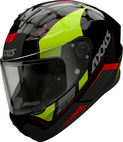 AXXIS ķivere FF112C DRAKEN S WIND B3 melna / zaļa / glancēta 2XL AXXIS MOTOVEIKALS 21