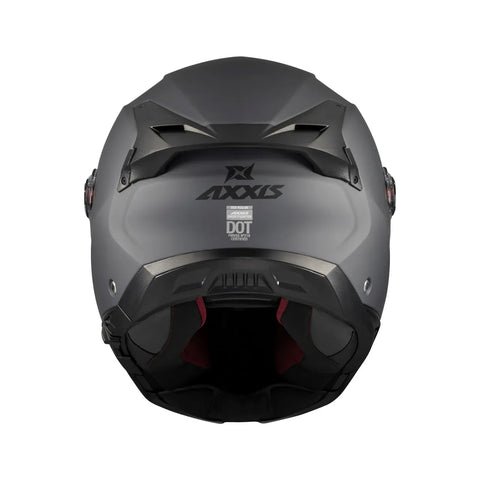 AXXIS ķivere GHOSTFIGHTER SV SOLID A12 MATT (flip-up) modulārā ķivere AXXIS MOTOVEIKALS 21