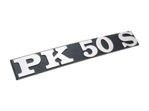 badge "PK50S" for Vespa PK 50 CIF MOTOVEIKALS 21