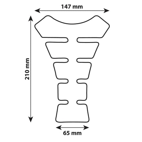 Bākas uzlīme LAMPA Pro-Tank X4 carbon LAMPA MOTOVEIKALS 21