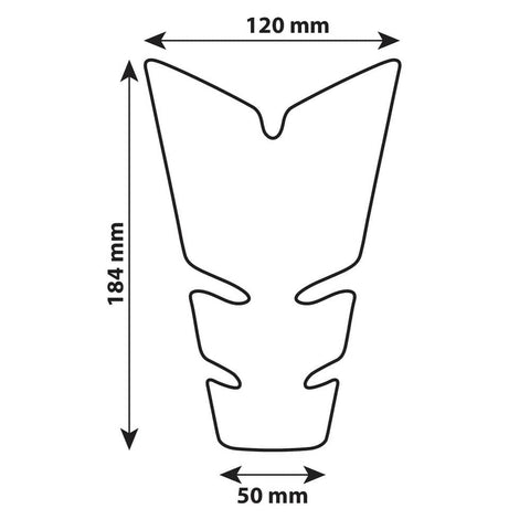Bākas uzlīme LAMPA Pro-Tank X5 black LAMPA MOTOVEIKALS 21