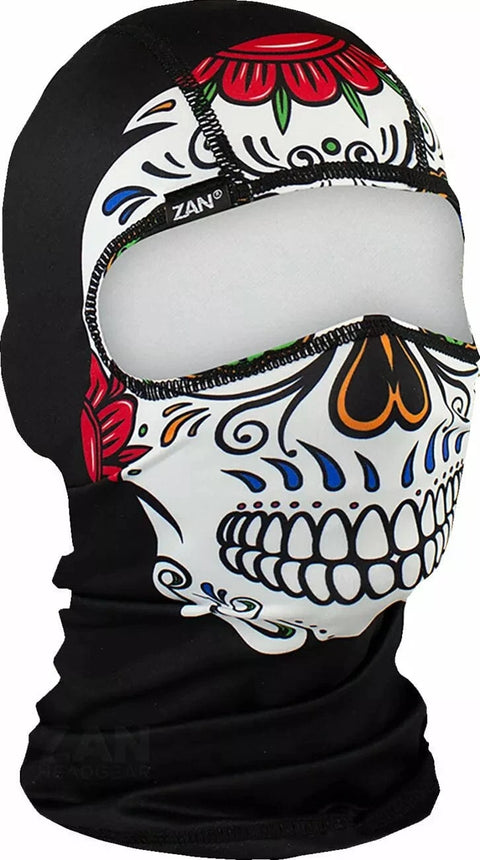 Balaclava ZAN HEADGER POLY MUERTE SKULL ZAN HEADGEAR MOTOVEIKALS 21