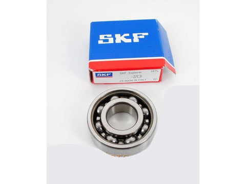 Ball bearing engine bearing SKF 17x40x12mm for moped mokick SKF MOTOVEIKALS 21