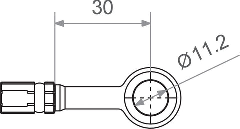 Banjo 7/16" Bk TRW TRW MOTOVEIKALS 21