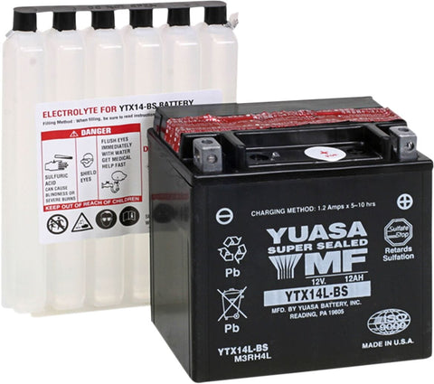Batt Ytx14L-Bs .69 Liter YUASA YUASA MOTOVEIKALS 21