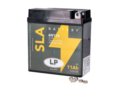 Battery 6V 11Ah for Zündapp KS 125 KS 175 GS 125 DIVERSE / IMPORT MOTOVEIKALS 21