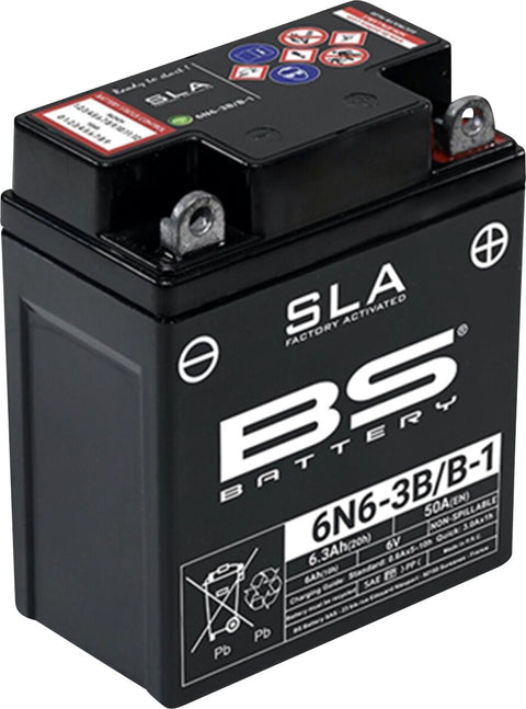 Battery Bs 6N6-3B/B-1 BS BATTERY BS BATTERY MOTOVEIKALS 21