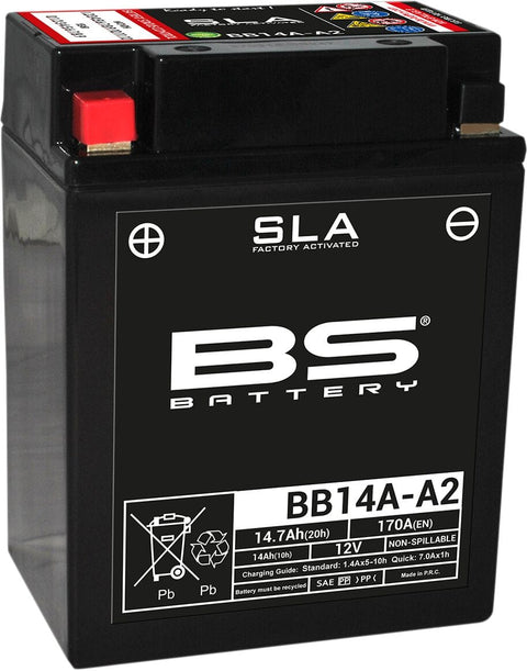 Battery Bs Bb14A-A2 Sla BS BATTERY BS BATTERY MOTOVEIKALS 21