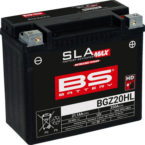 Battery Bs Bgz20Hl Sla Max BS BATTERY BS BATTERY MOTOVEIKALS 21