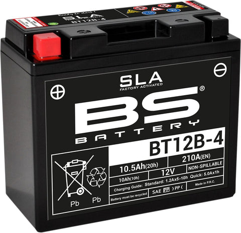 Battery Bs Bt12B-4 Sla BS BATTERY BS BATTERY MOTOVEIKALS 21