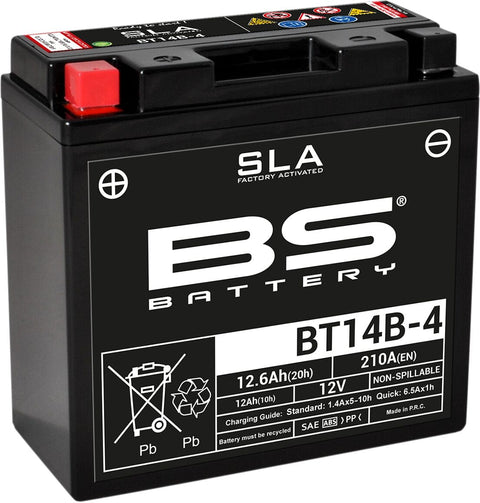 Battery Bs Bt14B-4 Sla BS BATTERY BS BATTERY MOTOVEIKALS 21