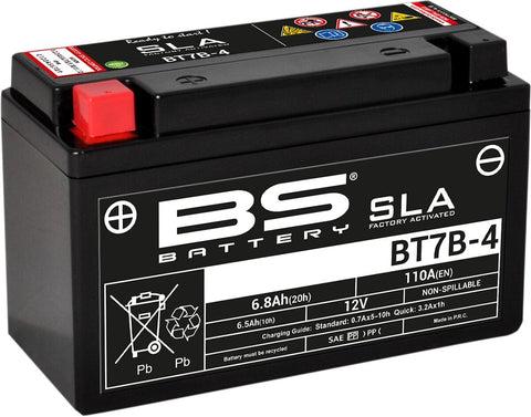 Battery Bs Bt7B-4 Sla BS BATTERY BS BATTERY MOTOVEIKALS 21