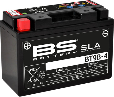 Battery Bs Bt9B-4 Sla BS BATTERY BS BATTERY MOTOVEIKALS 21