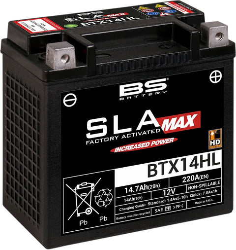 Battery Bs Btx14Hl Sla-Max BS BATTERY BS BATTERY MOTOVEIKALS 21