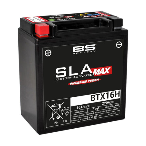 Battery Bs Btx16H Sla-Max BS BATTERY BS BATTERY MOTOVEIKALS 21
