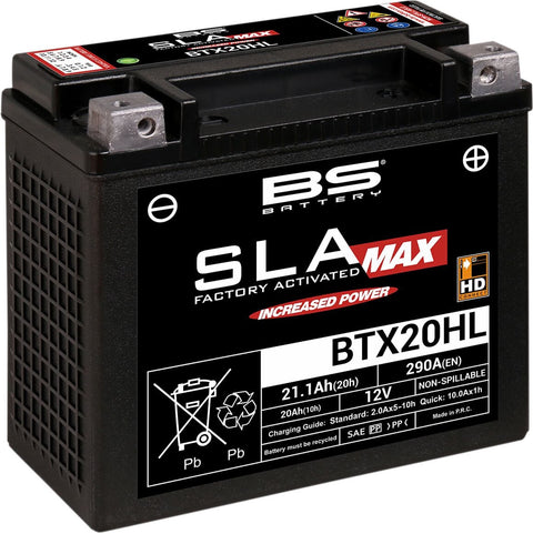 Battery Bs Btx20Hl Sla-Max BS BATTERY BS BATTERY MOTOVEIKALS 21