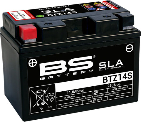 Battery Bs Btz14S Sla BS BATTERY BS BATTERY MOTOVEIKALS 21