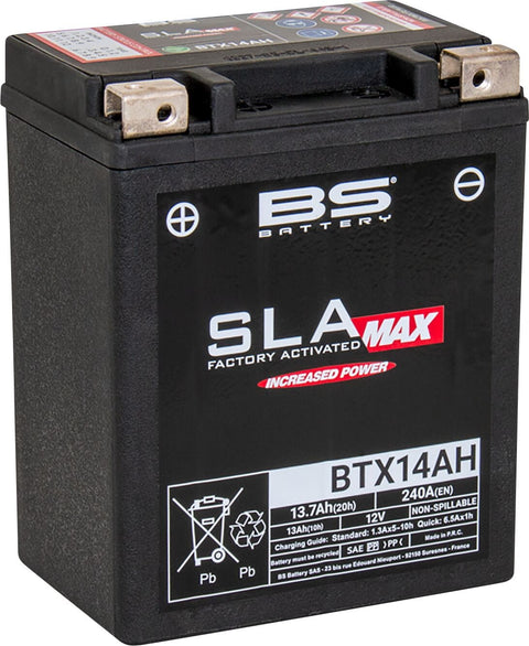 Battery Btx14Ah Sla Max BS BATTERY BS BATTERY MOTOVEIKALS 21