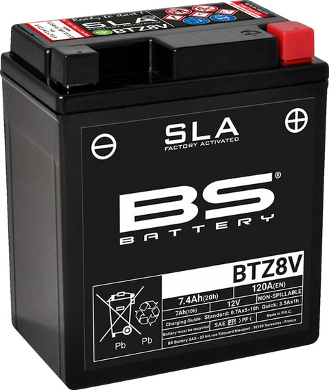 Battery Btz8V Sla BS BATTERY BS BATTERY MOTOVEIKALS 21