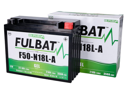 battery Fulbat F50-N18L-A GEL (12N18-3A) FULBAT MOTOVEIKALS 21