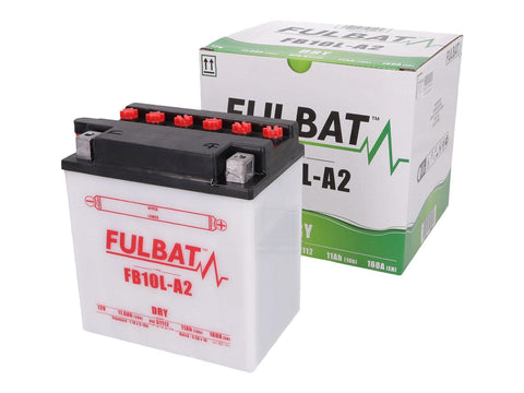 battery Fulbat FB10L-A2 DRY incl. acid pack FULBAT MOTOVEIKALS 21