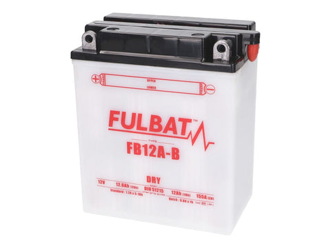 battery Fulbat FB12A-B DRY incl. acid pack FULBAT MOTOVEIKALS 21