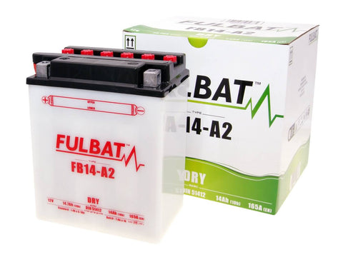 battery Fulbat FB14-A2 DRY incl. acid pack FULBAT MOTOVEIKALS 21