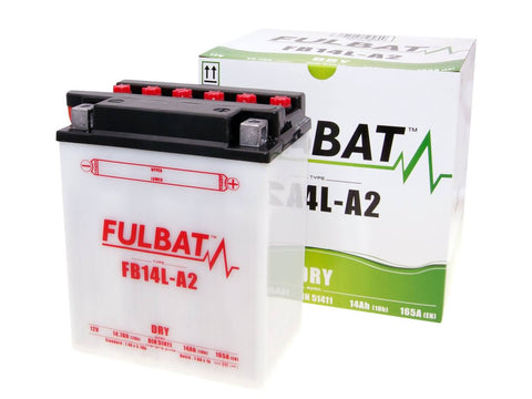 battery Fulbat FB14L-A2 DRY incl. acid pack FULBAT MOTOVEIKALS 21