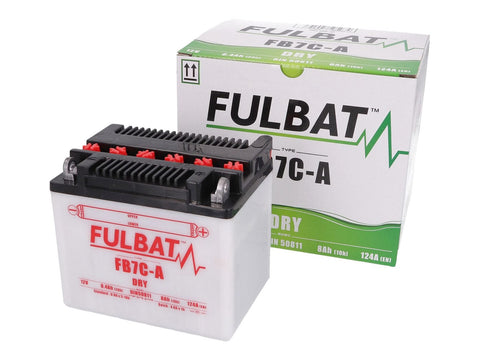 battery Fulbat FB7C-A DRY incl. acid pack FULBAT MOTOVEIKALS 21