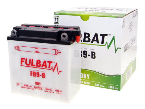 battery Fulbat FB9-B DRY incl. acid pack = FB550925 FULBAT MOTOVEIKALS 21