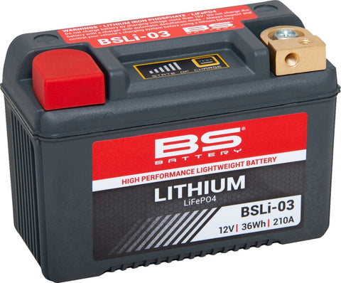 Battery Lithium Bsli03 BS BATTERY BS BATTERY MOTOVEIKALS 21