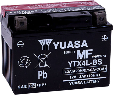 Battery Mnt Free .174Ltr YUASA YUASA MOTOVEIKALS 21