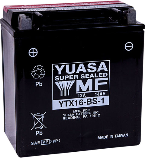 Battery-Mnt Free.78 Liter YUASA YUASA MOTOVEIKALS 21