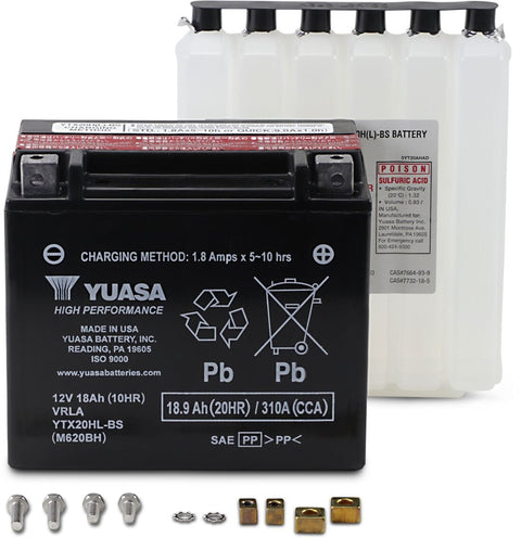 Battery Mnt Free.93 Liter YUASA YUASA MOTOVEIKALS 21