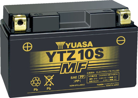 Battery Wet Sealed Ytz10S YUASA YUASA MOTOVEIKALS 21