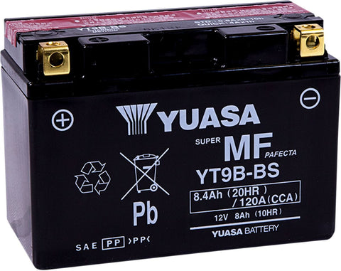 Battery Yt9B-Bs .40 Liter YUASA YUASA MOTOVEIKALS 21