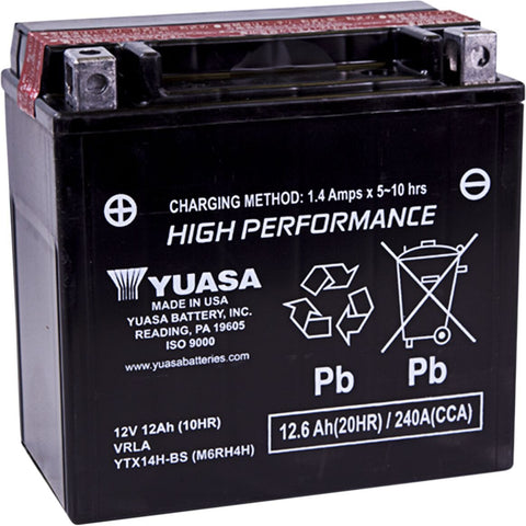 Battery Ytx14H-Bs .69Ltr YUASA YUASA MOTOVEIKALS 21