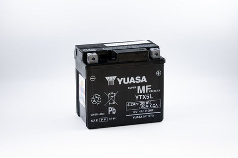 Battery Ytx5L Fa YUASA YUASA MOTOVEIKALS 21
