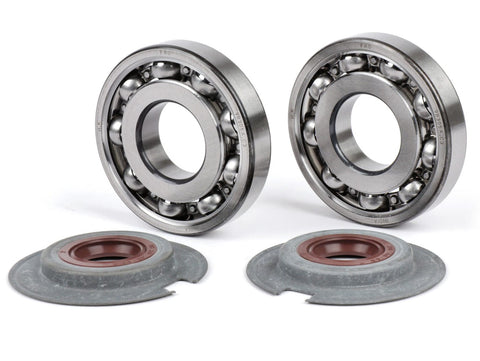 Bearing and oil seal set for crankshaft -BGM PRO FKM/Viton® (E10/etahnol resistant), FAG bearing- Vespa Wideframe VM, VN, VL, VB, GS150 / GS3 (VS1T - VS5T, VDTS), VD1, VD2, Largeframe VNA1, VNA2 (VNA2M, -091392), VBA (VBA1M, -313583) BGM PRO MOTOVEIKALS 21