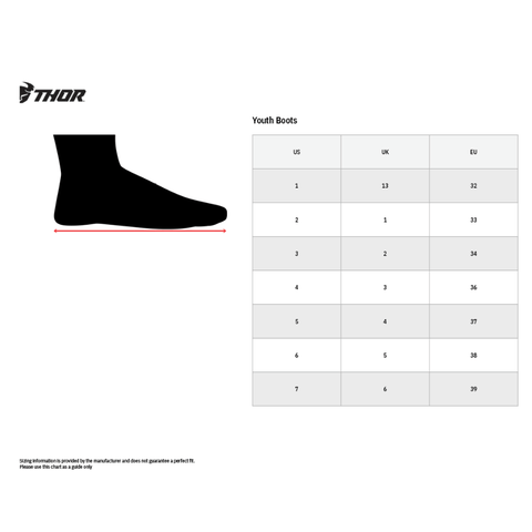 Bērnu/jauniešu MX zābaki THOR BLITZ XP black 36 THOR MOTOVEIKALS 21