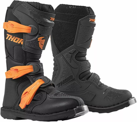 Bērnu/jauniešu MX zābaki THOR BLITZ XP black / orange 34 THOR MOTOVEIKALS 21