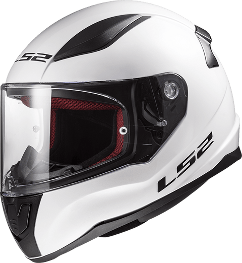Bērnu ķivere LS2 FF353 RAPID Single Mono SOLID gloss white L LS2 MOTOVEIKALS 21