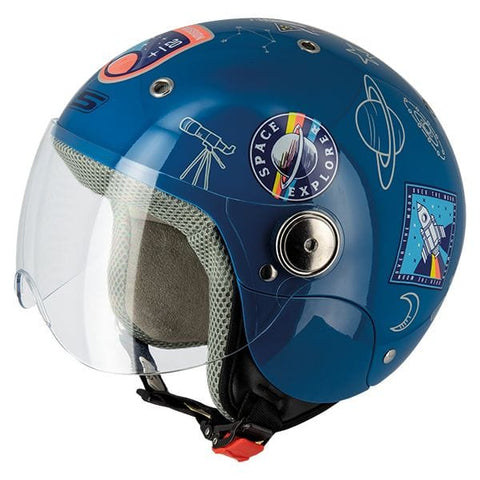 Bērnu ķivere S-Line S775 SPACE EXPLORER blue M S-LINE MOTOVEIKALS 21