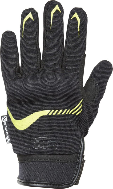Bērnu moto cimdi GMS Jet-City black / yellow fluo GMS MOTOVEIKALS 21