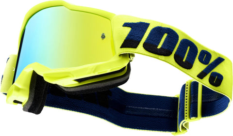 Bērnu motokrosa brilles 100% Accuri 2 Junior Fluo Yellow Mirror Gold 100% MOTOVEIKALS 21