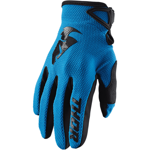 Bērnu motokrosa cimdi THOR S20Y SECTOR blue / black M THOR MOTOVEIKALS 21